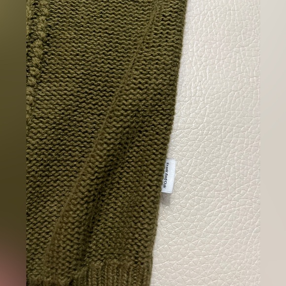 NWT - Frank & Oak Men’s Organic Cotton Cable Knit Sweater - Size XL - Picture 8 of 13